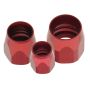 Fragola -4AN Socket Pro Flow End- Red