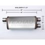 Different Trend Flow II 5″x8″x18″ Offset / Dual Camaro Muffler 58265