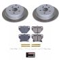 PowerStop SC2318 Semi-Coated Rotor and Low-Dust Ceramic Brake Pad Kit