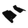 3D MAXpider 1998-2011 Ford Ranger Regular Cab/Supercab Kagu 1st Row Floormat - Black