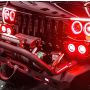 Oracle Lighting 5835-335 VECTOR Grille Surface Mount LED Halo Kit for Jeep JK/JL/JT - ColorSHIFT w/BC2
