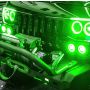 Oracle Lighting 5835-335 VECTOR Grille Surface Mount LED Halo Kit for Jeep JK/JL/JT - ColorSHIFT w/BC2