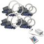 Oracle Lighting 5835-504 VECTOR Grille Surface Mount LED Halo Kit for Jeep JK/JL/JT - ColorSHIFT w/SIM