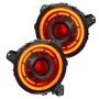 Oracle Lighting 5839-335 Oculus ColorSHIFT Bi-LED Projector Headlights -Jeep Wrangler JL / Gladiator JT