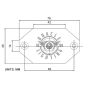 Oracle Lighting 5848-504 ORACLE Lighting Magnet Adapter Kit for LED Rock Lights