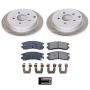 PowerStop SC5135 Semi-Coated Rotor and Low-Dust Ceramic Brake Pad Kit