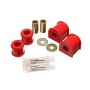 Energy Suspension 07-11 Jeep Wrangler 17mm Rear Sway Bar Bushings Set - Red