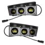 Oracle Lighting 5890-006 ORACLE Lighting 2021-2024 Ford Bronco Triple LED Fog Light Kit for Steel Bumper