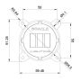 Oracle Lighting 5893-001 ORACLE Lighting 60mm 15W Fog Beam LED Emitter