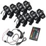 Oracle Lighting 5895-339-8 ColorSHIFT RGB+W Underbody Wheel Well Rock Light Kit (8 PCS)