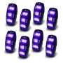 Oracle Lighting 5895-339-8 ColorSHIFT RGB+W Underbody Wheel Well Rock Light Kit (8 PCS)