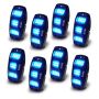 Oracle Lighting 5895-339-8 ColorSHIFT RGB+W Underbody Wheel Well Rock Light Kit (8 PCS)