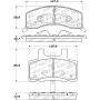 Stoptech 308.03700 Street Brake Pads