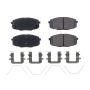 PowerStop 17-2094 PowerStop - Z17 Low-Dust Ceramic Brake Pads with Hardware