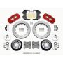 Wilwood 140-15025-R AERO6 Front Hub Kit 15.00-Red WWE ProSpindle