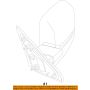 Mopar 68142667AF MIRROR, Outside Rearview