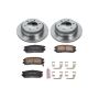 PowerStop KOE5029 OE Stock Replacement Low-Dust Ceramic Brake Pad and Rotor Kit