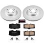PowerStop CRK2367 Genuine Geomet Coated Rotor and Low-Dust Ceramic Brake Pad Kit