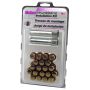 McGard (65554GDC 12X1.25 MCG 5 LUG SPLINEDRIVE KIT, GOLD W/WHL LKS CLAMSHELL)