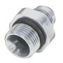 Derale 59008 Aluminum Cooler/Adapter Fitting -8AN x -10AN O-ring, Bright Anodized