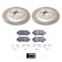 PowerStop SC6964 Semi-Coated Rotor and Low-Dust Ceramic Brake Pad Kit