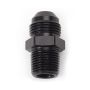 Russell Performance -10 AN to 3/8in NPT Straight Flare to Pipe (Black)