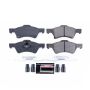 PowerStop Z23-857 PowerStop - Z23 Daily Driver Carbon-Fiber Ceramic Brake Pads with Hardware Kit