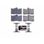 PowerStop Z23-1118 PowerStop - Z23 Daily Driver Carbon-Fiber Ceramic Brake Pads with Hardware Kit