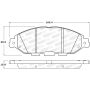 Stoptech 308.16490 Street Brake Pads - Front