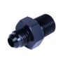 Derale 59206 Straight AN fitting, straight NPT fitting, 3/8