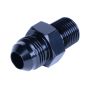 Derale 59208 Straight AN fitting, straight NPT fitting, 3/8