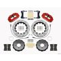 Wilwood 140-12911-DR Narrow Superlite 6R Front Hat Kit 14.00in Drill Red 2005-Up Mazda Miata w/ Lines