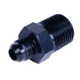 Derale 59306 Straight AN fitting, straight NPT fitting, 1/2
