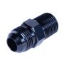 Derale 59310 Straight AN fitting, straight NPT fitting, 1/2