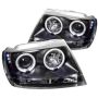 SPYDER 5011145 Projector Headlights - LED Halo - Black