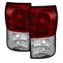 SPYDER 5029607 LED Tail lights - Red Clear
