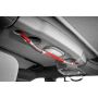 Rugged Ridge Rear Dual Grab Strap Red 07-18 Jeep Wrangler Unlimited JK