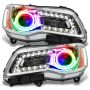 Oracle Lighting 7728-330 SMD Pre-Assembled Headlights, Non-HID, Chrome Bezel, ColorSHIFT