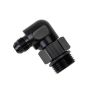Derale 59506 Aluminum Swivel Fitting 90° 7/8-14 UNF x -6AN Male