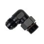 Derale 59510 Aluminum Swivel Fitting 90° 7/8-14 UNF x -10AN Male