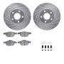 Dynamic Friction 7612-54025 Rotor Kit