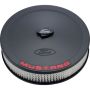 Ford Racing 302-362 Air Cleaner Kit: Black Crinkle Finish, Red Mustang Emblem