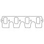 Cometic Gasket C15687-060 Cometic GM LS7 Gen-4 Small Block V8 .060in Fiber Intake Mani Gskt Set-1.479in x 2.487in Rect. Port