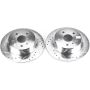 PowerStop JBR934XPR PowerStop Evolution Performance Drilled, Slotted & Plated Brake Rotor Pair