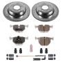 PowerStop K5738-26 Z26 Street Performance Ceramic Brake Pad and Drilled & Slotted Rotor Kit