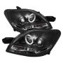 SPYDER 5038944 Projector Headlights - LED Halo - DRL - Black