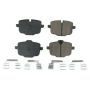 PowerStop 17-1850 PowerStop - Z17 Low-Dust Ceramic Brake Pads with Hardware