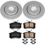 PowerStop CRK920 Genuine Geomet Coated Rotor and Carbon-Fiber Ceramic Brake Pad Kit