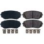 PowerStop 17-1258N PowerStop - Z17 Low-Dust Ceramic Brake Pads with Hardware