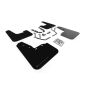 Rally Armor MF60-UR-BLK/DGRY Black Mud Flap/Dark Grey Logo